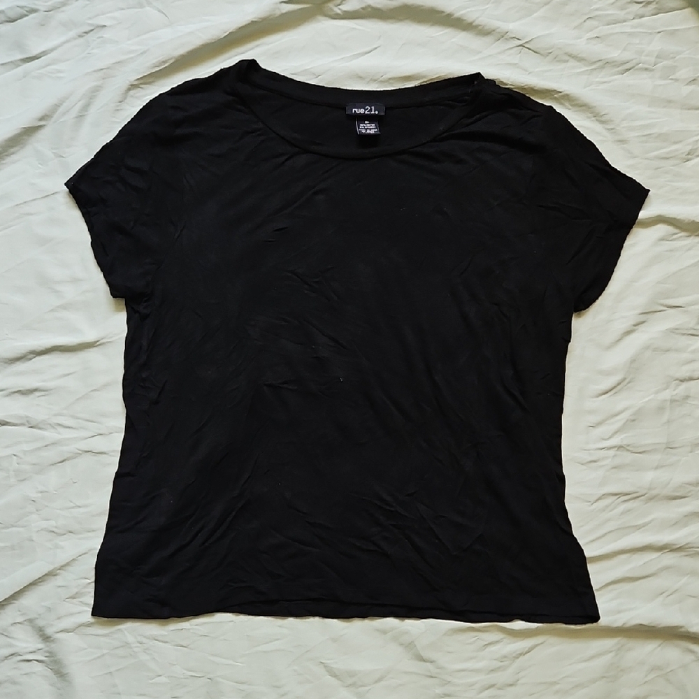 Rue 21 Women's Black Top, Size XL